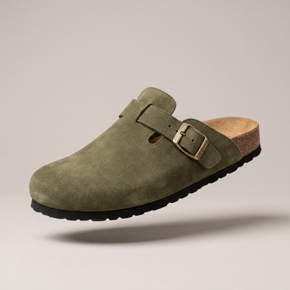 Suede Clog Mules