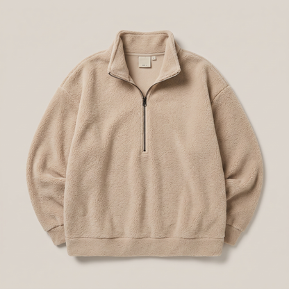 Retro Fleece Quarter-Zip Pullover