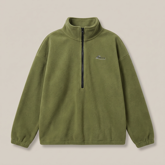 Retro Fleece Quarter-Zip Pullover